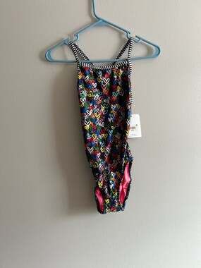 Dolfin Women's Uglies Print String Back 1-Piece Swimsuit